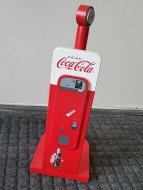 Coca Cola Red and White Retro Gas Paper Towel Holder!